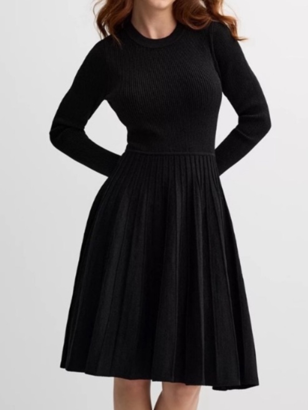 NWT Draper James Knit Pleated Midi Dress